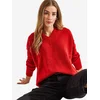 Bianco Lucci Pulover Pullover rdeča