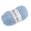 Pletena preja mohair Rainbow 100 g - (30-6) svetlo modra