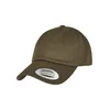 Low-profile organic cotton, burnt olive