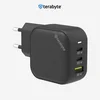 Punjač univerzalni Terabyte TR65W/ GaN/ PPS/ PD 3.0/ QC 3.0/ 65W crni CE