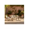 HANAH HOME Baštenska garnitura Nergiz Mermer 3+1+1 Beige
