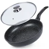 shumee Granitna ponev s steklenim pokrovom GRANDE 28 cm
