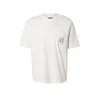 ARMANI EXCHANGE Majica temno bež/off-bela