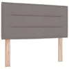 Vidaxl LED glava postelje Taupe blago