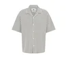 WE Fashion Srajca ecru/temno zelena