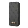 Maska na preklop Guess PC/ TPU 4G Metal Camera Outline Book za iPhone 14 crna.