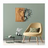 Wallity Zidna dekoracija Love-315, 96x3x79cm, Hrast