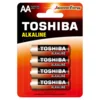 Bateria Toshiba LR6 (AA) alkalne baterije, 4 kosi