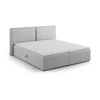 Svetlo siva boxspring postelja s prostorom za shranjevanje 180x200 cm Arendal – Cosmopolitan Design
