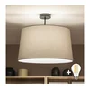 Brilagi - LED plafonski luster CERIA 1xE27/60W/230V prečnik 45 cm crna/siva