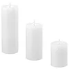 SILVERMAS LED top sveća, 3 kom., na baterije bela