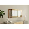 Hanah Home Ogledalo Bronzano-Belo