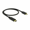 Delock kabel USB 2.0 TipC - TipB Mikro 0,5m črn 83333