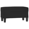 Klupa crna 70 x 35 x 41 cm od mikrovlakana