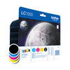 BROTHER LC1000 Value Pack kartuša, 1 x črna, rumena, cyan, magenta, za...