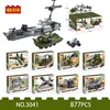 Cogo kockice-vojna vozila 8 modela/disp.. 98-124 delova. ( 93406 )
