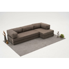 ATELIER DEL SOFA Ugaona garnitura Comfort Grey