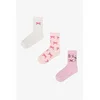 Penti Nogavice PENTI Mädchen Snailmail Cuties Paar Socken mit Schleifenmuster mešane barve