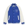 PUMA Varsity Bomber Jacket Kids, Kids, Vivid Blue, 6-7Y