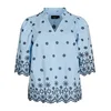 Zizzi Bluza Eviola svetlo modra / temno modra