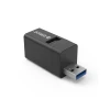 Orico Mini-U32L USB Hub s 3 vhodi, Alu, črna (MINI-U32L-BK-BP)