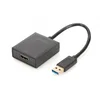 DIGITUS Digitus DA-70841 USB 3.2 gen. 1 (USB 3.0) / HDMI adapter [1x USB 3.2 gen. 1 vtič A (USB 3.0) - 1x ženski konektor HDMI] črna zaščiten 15.00 cm, (20430101)