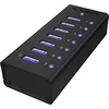 IcyBox Ib-ac618 aktivni 7-vratni hub