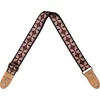 Cascha CGS-VC10 Vegan Cork Tekstilni kitarski pas Ethnic Red Stripes