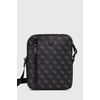 Torbica za okoli pasu Guess TORINO črna barva, HMTOLO P4218