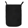 Estia es02-19525 korpa za veš sa ručkama 65l crna 36x36x50cm