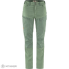 Fjällräven Abisko Midsummer Zip Off ženske hlače, jade green/patina green (40)