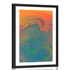 Plakat s paspartujem abstrakcija morja - 40x60 no frame