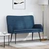 Sofa za dvije osobe Plava 115 x 61 x 87 cm Tkanina