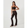 YO-GAYA Pajkice Flared Legging temno rjava