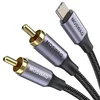 AUDIO Mos USB-C na 2x RCA kabel 1m