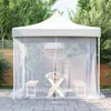 Mreža protiv komaraca za vanjsku upotrebu 220 mreža bijela 300x300x200 cm