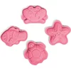 Bigjigs Toys Silikonski kalupi roza Coral