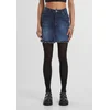 Womens Heavy Mini Denim Skirt Navy Blue