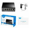 CUDY GS105 metalni GS105D 5-Port Gbit Desktop Switch