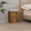 Vidaxl vidaXL Viseča nočna omarica dimljen hrast 50x30x47 cm