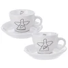 shumee 2x komplet skodelic za espresso kavo, komplet skodelic Angel za darilo