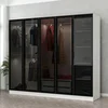 Hanah home Ormar Kale 225x190x52cm Belo-Crni