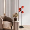 Opviq Podna lampa Benek-15-14531, 36x36x135 cm, IP20, Crno-crvena