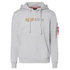 ALPHA INDUSTRIES Majica svetlo rjava / svetlo siva / temno rdeča / črna