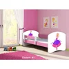 Deciji krevet ACMA II 180x80 + dusek 6 cm PINK41