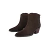 L37 HANDMADE SHOES Gležnarji ITS NOT THE SAME temno rjava