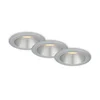 Briloner 7041-034-SET 3x LED kupatilsko plafonsko svetlo LED/4,9W/230V srebrna