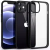 Supdeal prozoren ovitek za iPhone 12/12 Pro –črna obroba