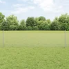 Zavarena žičana ograda s postom 50 x 0,5 m Srebrna Mreža