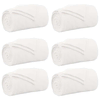 Pokrivači za bacanje 6 pcs Bijelo 220 x 240 cm Runo